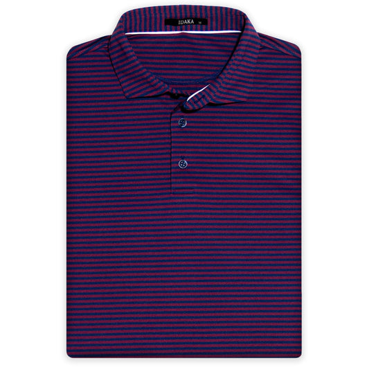 Capri Polo - Navy/Damson